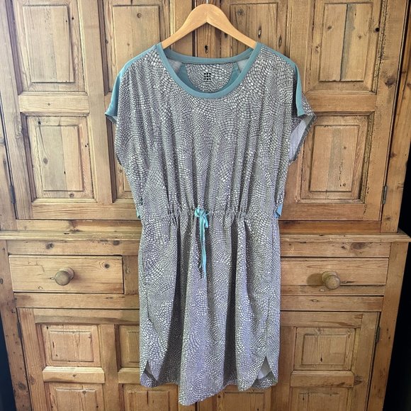 Title nine Dresses Title Nine Xl Gray Blue Athletic Shirt Dress
